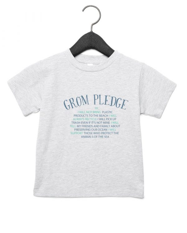 GROM OCEAN CONSERVATION and POLLUTION PLEDGE Jersey T-shirt