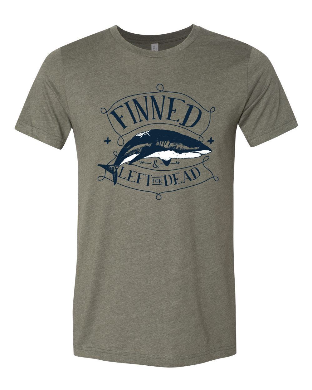 FINNED SHARK Jersey T Shirt